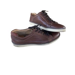 J&M Johnston and Murphy McGuffey Lace-To-Toe
mens size 11.5 dark brown leather